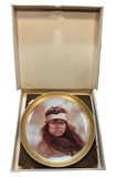 Vintage Sango "Apache Girl" collector's plate from the "Living American Artists" #593