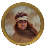 Vintage Sango "Apache Girl" collector's plate from the "Living American Artists" #593