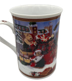 Danbury Mint Vintage Boyds Bear Collector Mugs "Beary Christmas"