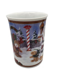 Danbury Mint Vintage Boyds Bear Collector Mugs "Beary Christmas"