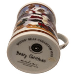Danbury Mint Vintage Boyds Bear Collector Mugs "Beary Christmas"