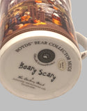 Danbury Mint Vintage Boyds Bear Collector Mugs "Beary Scary"