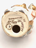 Vintage Beatrix Potter Mrs.Tiggy Winkle Gold Stamp
