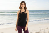 Zenana Black Lace Tank