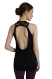 Zenana Black Lace Tank