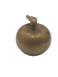 Vintage Brass Apple Bell Paper Weight