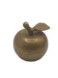Vintage Brass Apple Bell Paper Weight