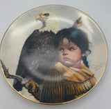 Vintage 1986 "Brave & Free" by Gregory Perillo Plate #4480I