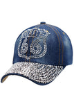 😎 "Get Your Kicks on Route 66" Bling Cap