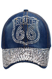 😎 "Get Your Kicks on Route 66" Bling Cap