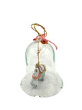 Vintage J.S.N.Y. Carrousel Bell Crystal Glass & Porcelain Horse Ornament with Box