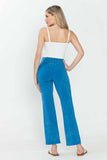 Chatoyant Mineral Wash Straight Fit Pants Deep Azure