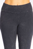 Chatoyant Plus Size Wide Lace Crop Pants Dark Ash Gray