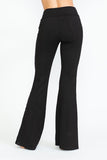 Chatoyant Ponte Front and Back Detail Black