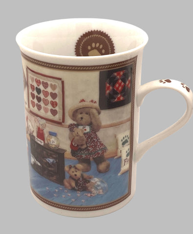Danbury Mint Vintage Boyds Bear Collector Mugs "Country Store"