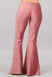 Chatoyant Plus Size Stretch Corduroy Mauve