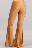Chatoyant Plus Size Stretch Corduroy Camel