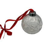 Czech Republic Hand Cut Lead Crystal Christmas Ornament