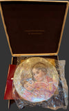 Vintage Royal Doulton 1974 Edna Hibel "Sayuri and Child" Plate #402
