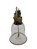 Vintage Walt Disney World Cinderella Castle Collectible Glass Bell