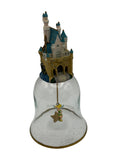 Vintage Walt Disney World Cinderella Castle Collectible Glass Bell