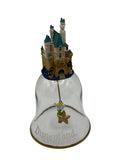 Vintage Walt Disney World Cinderella Castle Collectible Glass Bell