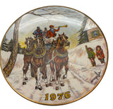 Vintage 1976 Gorham Dom Mingolla Christmas Collector Plate