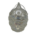 Vintage Hand-blown Iridescent Egg Christmas Ornaments