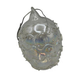 Vintage Hand-blown Iridescent Egg Christmas Ornaments