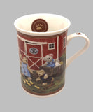 Danbury Mint Vintage Boyds Bear Collector Mugs "Family Farm"