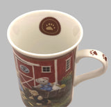 Danbury Mint Vintage Boyds Bear Collector Mugs "Family Farm"