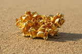 Vintage Faux Gold Vermeil Nugget Brooch