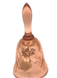 Vintage Fenton Art Pink Glass Bell