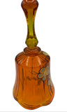 Vintage Fenton Art Glass Bell Signed V. Frederick