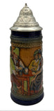 Vintage Gerz Lidded German Beer Stein