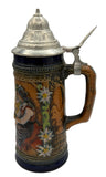 Vintage Gerz Lidded German Beer Stein
