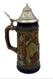Vintage Gerz Lidded German Beer Stein