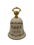 Vintage 1976 Groham Fine China Christmas Noel Bell