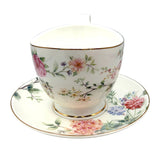 Camellia Tea Cup and Saucer Set by Grace Teaware