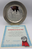 Vintage Hamilton Mint "Washington at Valley Forge" Pewter Plate