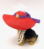 Hamilton Collection Red Hat Society Yorkshire Terrier
