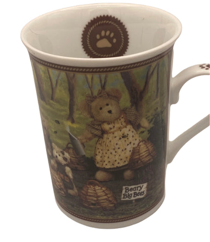 Danbury Mint Vintage Boyds Bear Collector Mugs "Harvesting Huney"