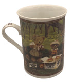 Danbury Mint Vintage Boyds Bear Collector Mugs "Harvesting Huney"