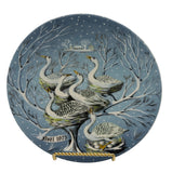 Vintage Haviland Limoges "Six Geese A'Laying" 1975 Christmas collector's Plate #Six