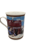 Danbury Mint Vintage Boyds Bear Collector Mugs "Hittin The Slopes"