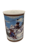 Danbury Mint Vintage Boyds Bear Collector Mugs "Hittin The Slopes"