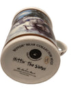 Danbury Mint Vintage Boyds Bear Collector Mugs "Hittin The Slopes"
