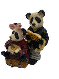 Vintage Boyds Bears & Friends Bearstone Collection"Hsing Hsing and Ling Ling Wongbruin"