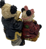 Vintage Boyds Bears & Friends Bearstone Collection"Hsing Hsing and Ling Ling Wongbruin"
