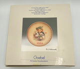 Vintage Goebel Hummel annual collector plate, 1986 - Playmates, Hum279